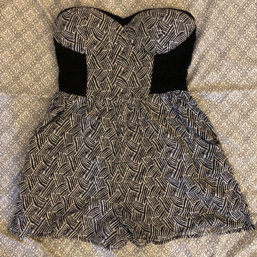 Strapless Romper